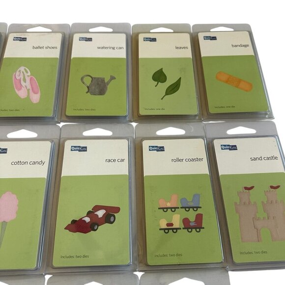 QuickKutz Dies for Hand Tool 13 Different Dies Scrapbooking New in Package - Picture 3 of 10